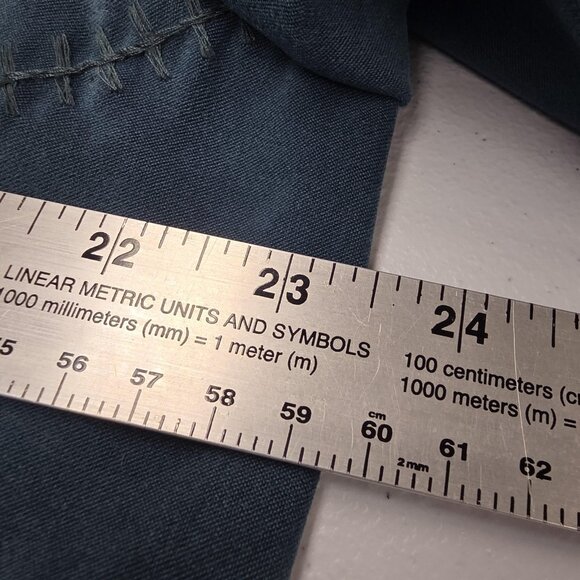 Norton McNaughton Jacket Womens Plus 18W Blue Stretch Faux Suede Zip Front - Picture 8 of 9